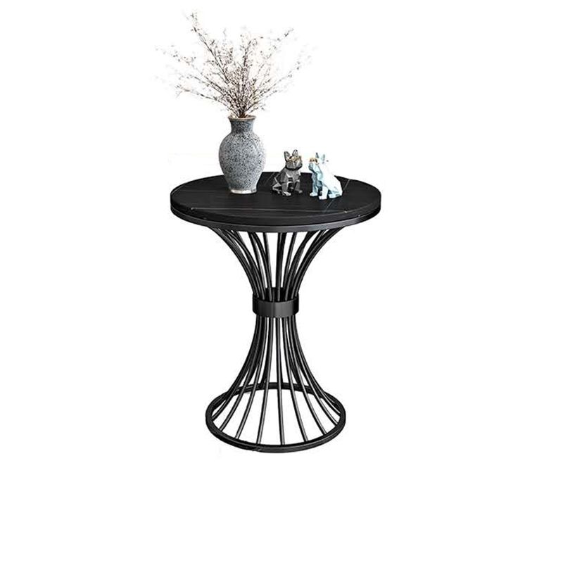 Table de l'extrémité latérale minimaliste rond