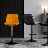 Adjustable Height Metal Leather Counter Stools Swivel Scandinavian Bar Stools Clearhalo 'Bar Furniture' 'Bar Stools' 'bar_stools' 'furn' 'furn_bar_stools' 'furniture_bar_stools' 'Kitchen & Dining Furniture' 'kitchen&dining_furn' 'kitchen' 'kitchen_furn' Furniture' 1200x1200_4da03dd0-4d15-4c14-bc96-96b94e5cdb39