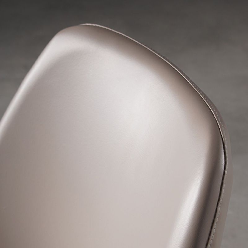 Sedia laterale in stile glam sedia da pranzo srofida senza braccio per sala da pranzo