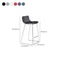 Scandinavian Armless Bar Stool Plastic and Steel Bar Stool for Living Room Clearhalo 'Bar Furniture' 'Bar Stools' 'bar_stools' 'furn' 'furn_bar_stools' 'Furniture' 'Kitchen & Dining Furniture' 1200x1200_4da18fb4-e54c-4366-b0a6-9e9b944ebdae