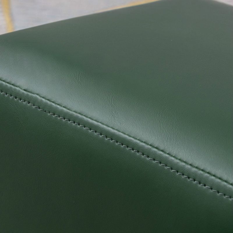 Moderne vlekbestendige Ottoman Modern Pure Color Leather Standard