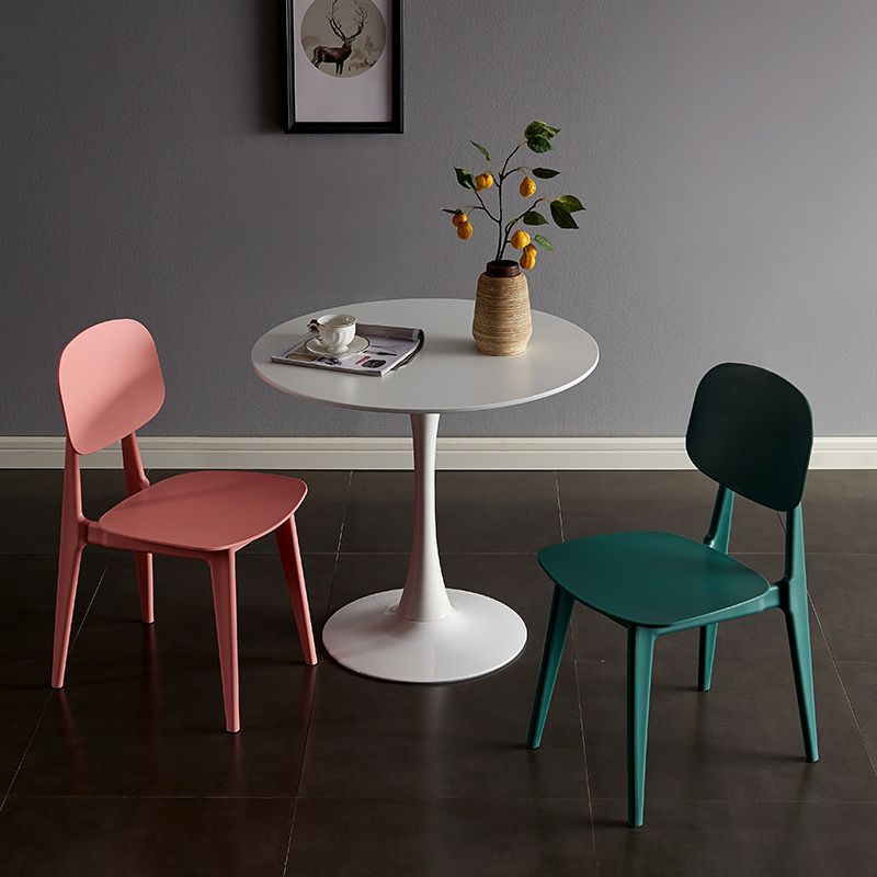 Contemporary Plastic Dining Chairs Open Back Dining Side Armless Chairs for Kitchen Clearhalo ' kitchen&dining_furn' 'Dining Chairs' 'Dining Tables & Seating' 'dining_chair' 'furn' 'furn_dining_chair' 'Furniture' 'furniture_dining_chair' 'Kitchen & Dining Furniture' 'kitchen' 1200x1200_4da4eb06-ecfa-443d-b0f2-6bf8ec4d8e92