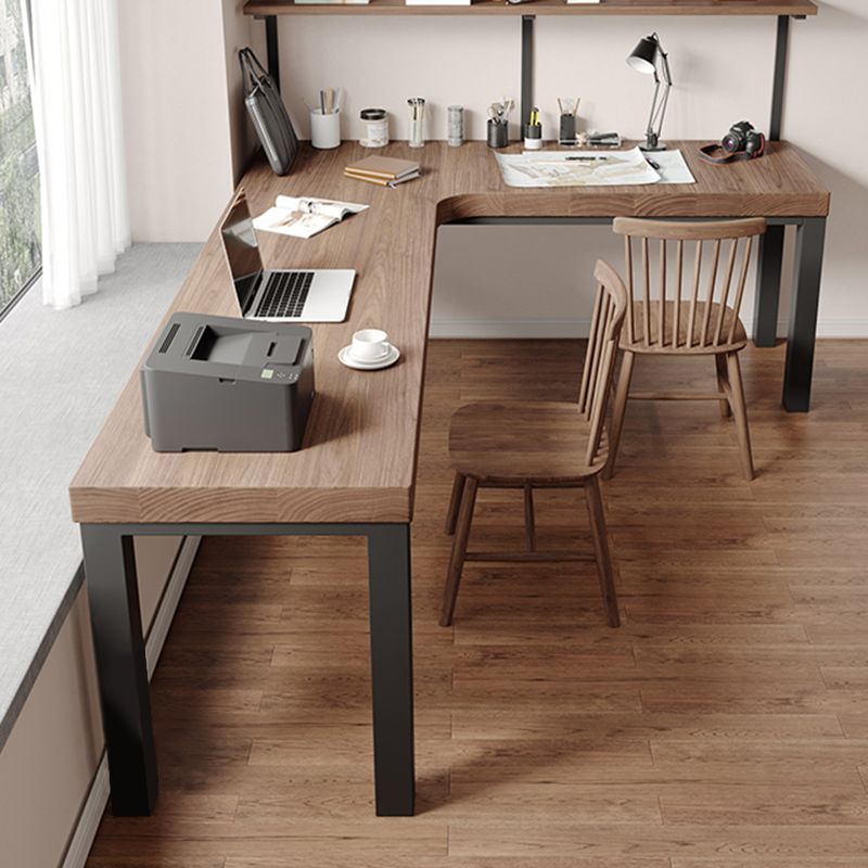 Scrivania da 29,25 pollici H Distano da scrittura contemporanea in legno massiccio