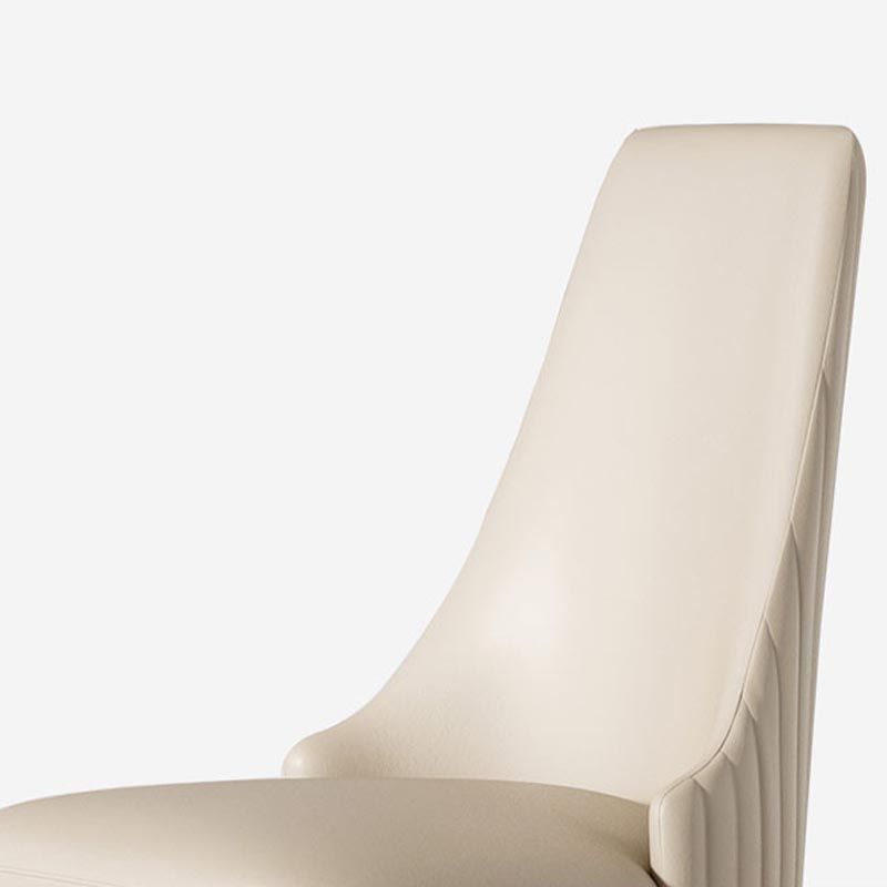 Glam Upholstered Dining Chair Leather Dining Chair with Gold Legs Clearhalo 'Dining Chairs' 'Dining Tables & Seating' 'dining_chair' 'furn' 'furn_dining_chair' 'Furniture' 'Kitchen & Dining Furniture' 1200x1200_4da641d5-e91f-4c6d-9eb2-ff8ec1d855f5