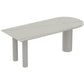 Metal Contemporary Free Form Table Sintered Stone Dining Table for Home Clearhalo ' dining_table' 'Dining Tables & Seating' 'Dining Tables' 'furn' 'furn_dining_table' 'Furniture' 'furniture_dining_table' 'Kitchen & Dining Furniture' 'kitchen&dining_furn' 'kitchen' 'kitchen_dining_table' 1200x1200_4da7a0eb-59d4-4662-b354-10c54bafc8c5