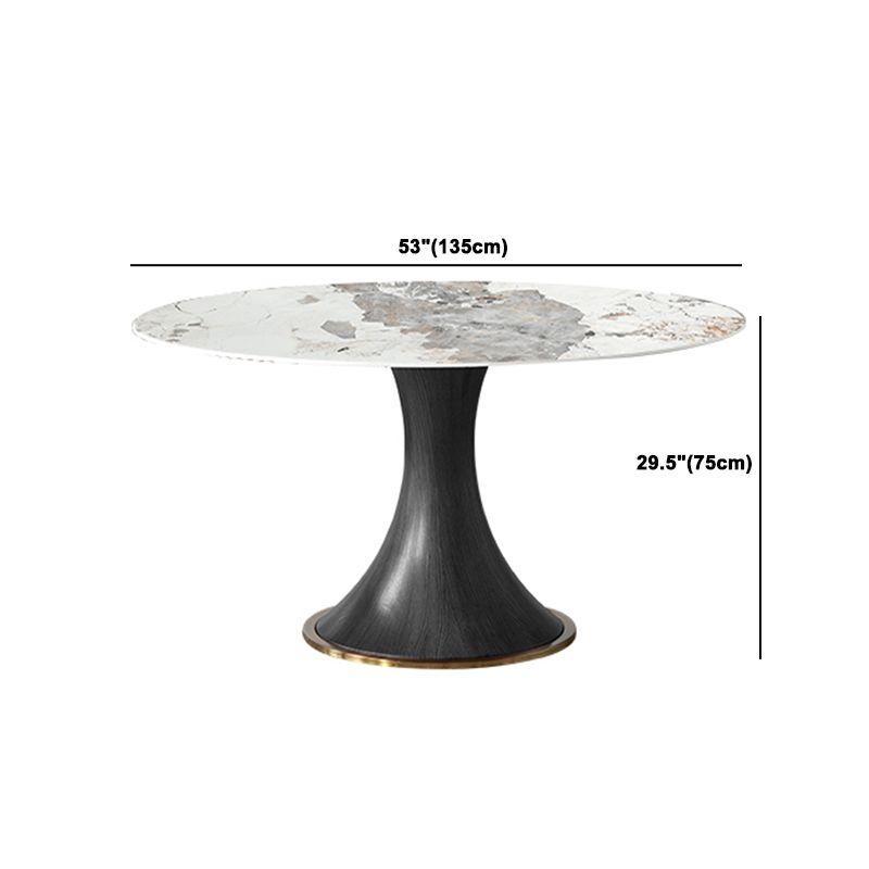 Moderne eetset 1/4/5-delige massief houten eettafel met stoelen