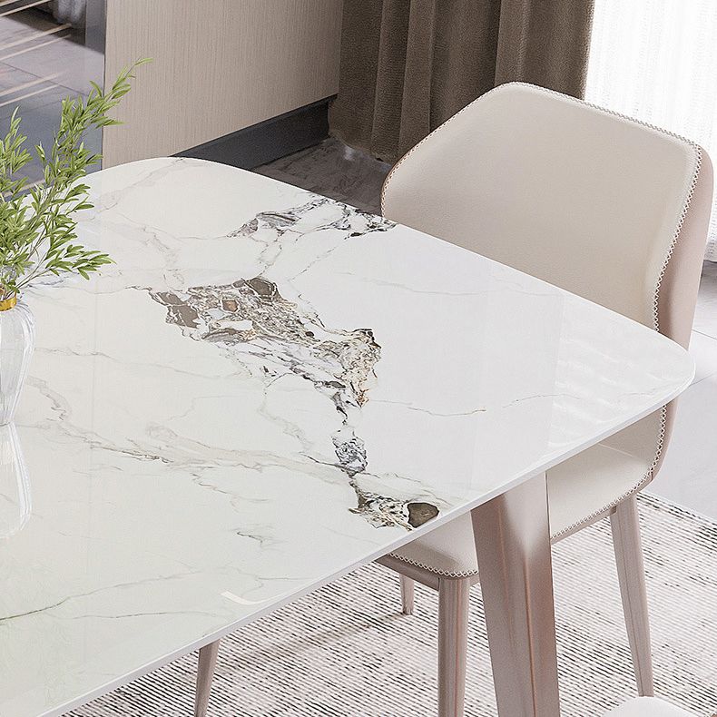Nordic Sintered Stone Top Dining Set Rectangle 1/2/5/7 Pieces Dining Table Set Clearhalo 'Dining Room Sets' 'Dining Tables & Seating' 'dining_room_set' 'furn' 'furn_dining_room_set' 'Furniture' 'Kitchen & Dining Furniture' 1200x1200_4da8a93e-d65c-42b1-9cf1-0cc70c7c679c