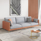 3-seater Contemporary 33.86"H Faux Leather Anti-water Square Arm Sofa Clearhalo 'furn' 'furn_sofas' 'Furniture' 'furniture_sofas' 'kitchen' 'kitchen_sofas' 'Living Room Furniture' 'Sofa' 'sofas' 1200x1200_4daa3709-0408-4762-ab02-c0607aa9003a