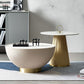 Round Slate Coffee Cocktail Table Abstract Coffee or End Table Clearhalo 'Coffee & Accent Tables' 'Coffee Tables' 'coffee_tables' 'furn' 'furn_coffee_tables' 'Furniture' 'Living Room Furniture' 1200x1200_4dacc1c2-131c-4bdb-a67a-51626853d011