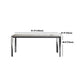 1/4/5/6/7 stukken Moderne rechthoek Dinerset Sintered Stone Top Dinette Table Set