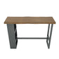 Pine Wood Bar Dining Table Modern Rectangle Bar Table with Trestle for Kitchen