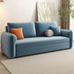 Contemporary 30.7"H Microfiber Square Arm Sofa Bed for Apartment