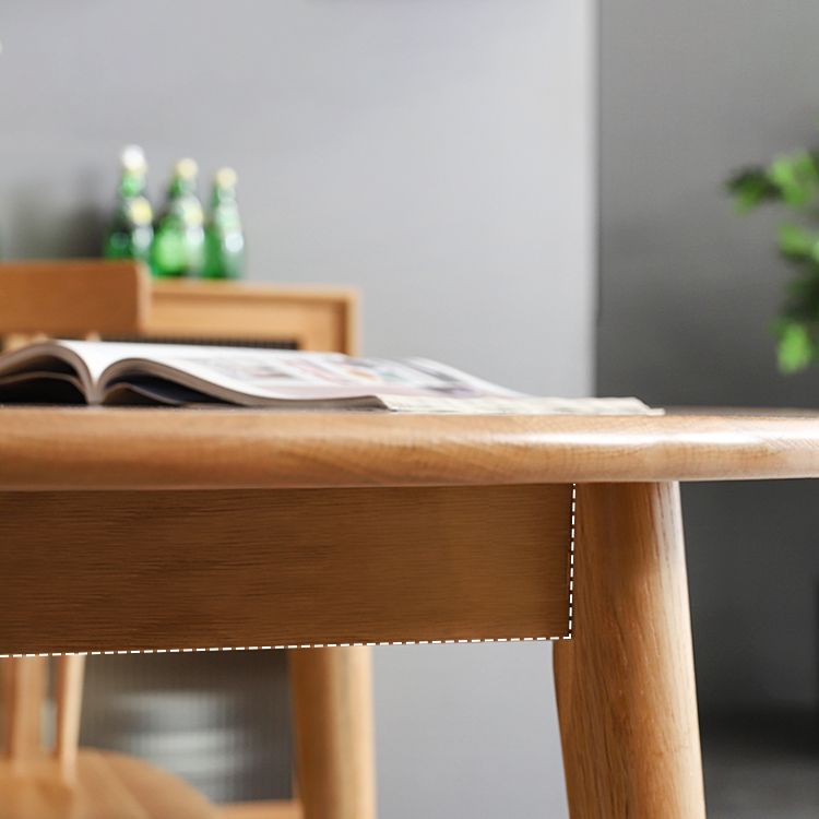 Modern Style Solid Wood Dining Table Round Table with 4 Legs for Coffee Shop Clearhalo ' dining_table' 'Dining Tables & Seating' 'Dining Tables' 'furn' 'furn_dining_table' 'Furniture' 'furniture_dining_table' 'Kitchen & Dining Furniture' 'kitchen&dining_furn' 'kitchen' 'kitchen_dining_table' 1200x1200_4db549d8-20bc-4aa9-a39e-44b55d99f56a