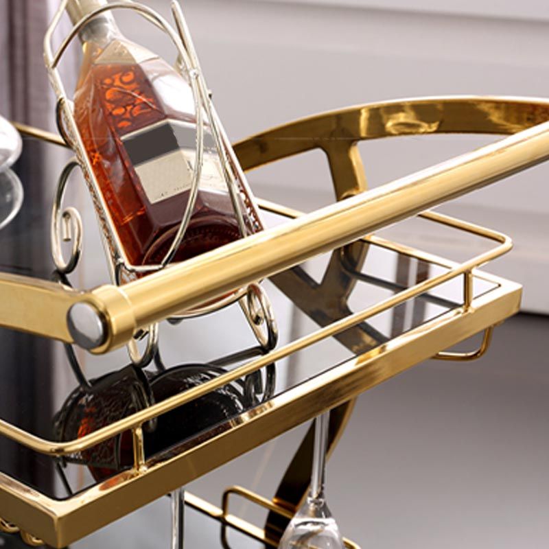 32.68" High Modern Prep Table Rolling Metal Prep Table for Home Clearhalo 'furn' 'furn_kitchen_islands_carts' 'Furniture' 'Kitchen & Dining Furniture' 'Kitchen Islands & Carts' 'kitchen_islands_carts' 1200x1200_4dbcc313-ac11-477e-90e6-450b1ce4dd51