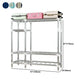 Modern Style Metal Wardrobe Cloth Rod Included Wardrobe Closet for Bedroom