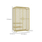 Modern Style Wardrobe Closet Metal Wardrobe Cabinet for Bedroom Clearhalo 'Armoires & Wardrobes' 'armoires_wardrobes' 'Bedroom Furniture' 'furn' 'furn_armoires_wardrobes' 'Furniture' 1200x1200_4dc1d435-0e7d-486e-b037-9dd1d0bbbb4d