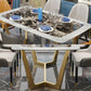 Metal Traditional Luxury Rectangle Table Marble Top Table with Trestle Base Clearhalo ' dining_table' 'Dining Tables & Seating' 'Dining Tables' 'furn' 'furn_dining_table' 'Furniture' 'furniture_dining_table' 'Kitchen & Dining Furniture' 'kitchen&dining_furn' 'kitchen' 'kitchen_dining_table' 1200x1200_4dc93e59-bf1b-47c3-9a7d-dde1bc37254c