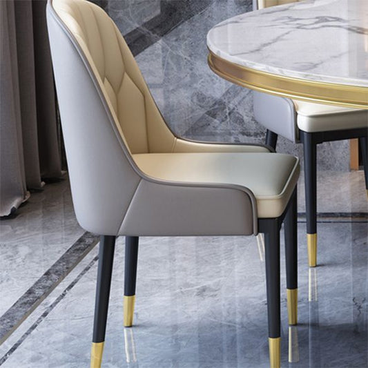 Round Modern Marble Dining Room Set Dining Furniture Set with Metallic Base Clearhalo 'Dining Room Sets' 'Dining Tables & Seating' 'dining_room_set' 'furn' 'furn_dining_room_set' 'Furniture' 'furniture_dining_room_set' 'Kitchen & Dining Furniture' 'kitchen&dining_furn' 'kitchen' 1200x1200_4dcbd5fc-8af2-4277-a6fc-5d9fc0cc5023