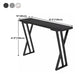 Stone Bar Dining Table Industrial Bar Dining Table with Double Pedestal Base Clearhalo 'Bar Furniture' 'Bar Tables' 'bar_tables' 'furn' 'furn_bar_tables' 'Furniture' 'furniture_bar_tables' 'Kitchen & Dining Furniture' 1200x1200_4dcf6306-66a0-43f5-9822-5626b2522c1a