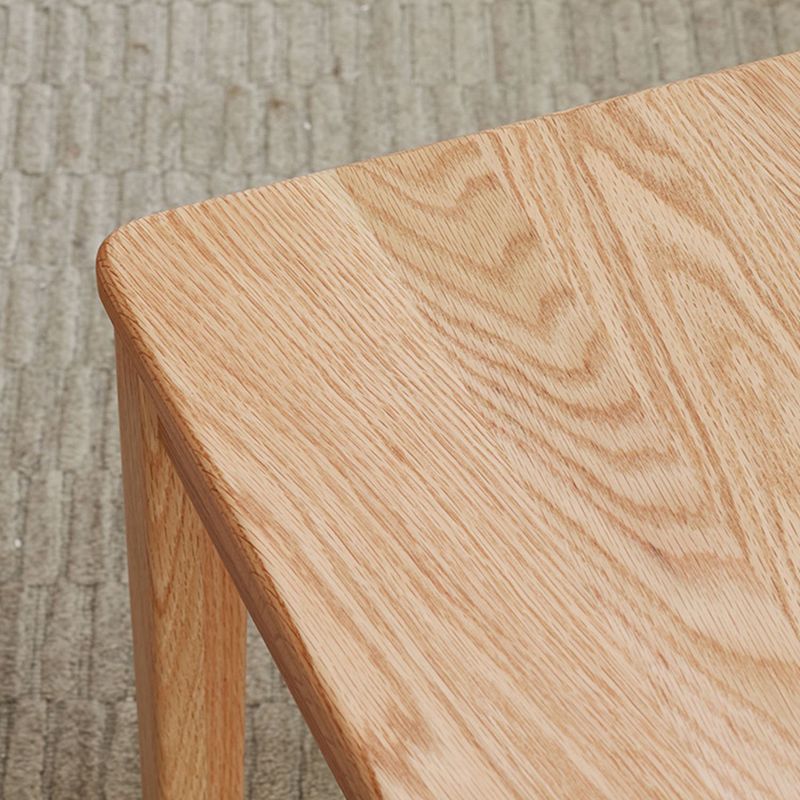 Leadder in legno massiccio contemporaneo da pranzo e sedie accenti