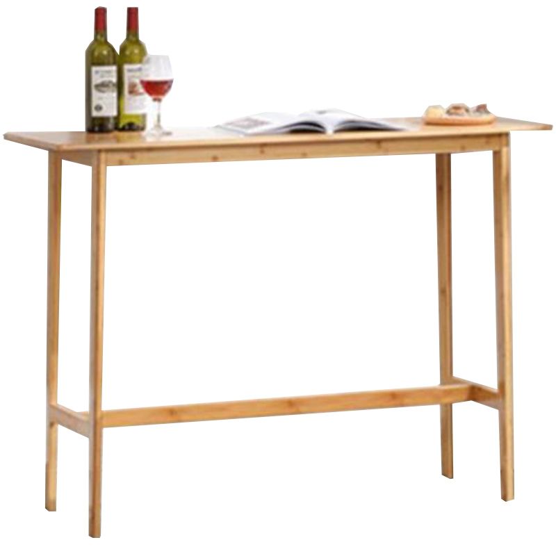 Contemporary Bar Height Table Trestle Counter Height Dining Table Clearhalo 'Bar Furniture' 'Bar Tables' 'bar_tables' 'furn' 'furn_bar_tables' 'Furniture' 'Kitchen & Dining Furniture' 1200x1200_4dd29bd6-733a-449c-bdd7-c42f74ba560f