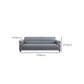 32" Wide Contemporary Sofa Leather Gray Seating for Living Room Clearhalo 'furn' 'furn_sofas' 'Furniture' 'Living Room Furniture' 'Sofa' 'sofas' 1200x1200_4dd30cc3-aae4-4a13-8184-f8c19c485b3e