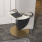 Contemporary Side End Table Metal Pedestal Base Side Table for Home Clearhalo 'Coffee & Accent Tables' 'End & Side Tables' 'end_side_table' 'end_side_tables' 'furn' 'furn_end_side_tables' 'Furniture' 'furniture_end_side_table' 'Living Room Furniture' 1200x1200_4dd394a1-f506-4a11-a81f-04ebf2bfaba4