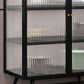 Porte di vetro Curio Curio Metal Contemporary Display With Doors