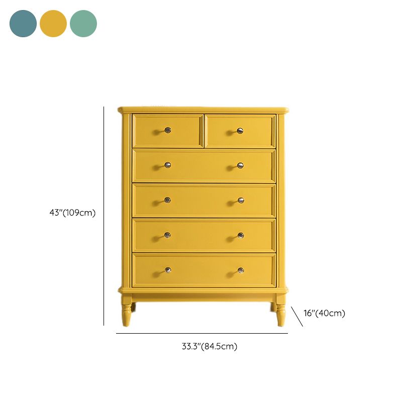 Commode double côtière en frêne, commode de rangement avec tiroirs pour chambre à coucher