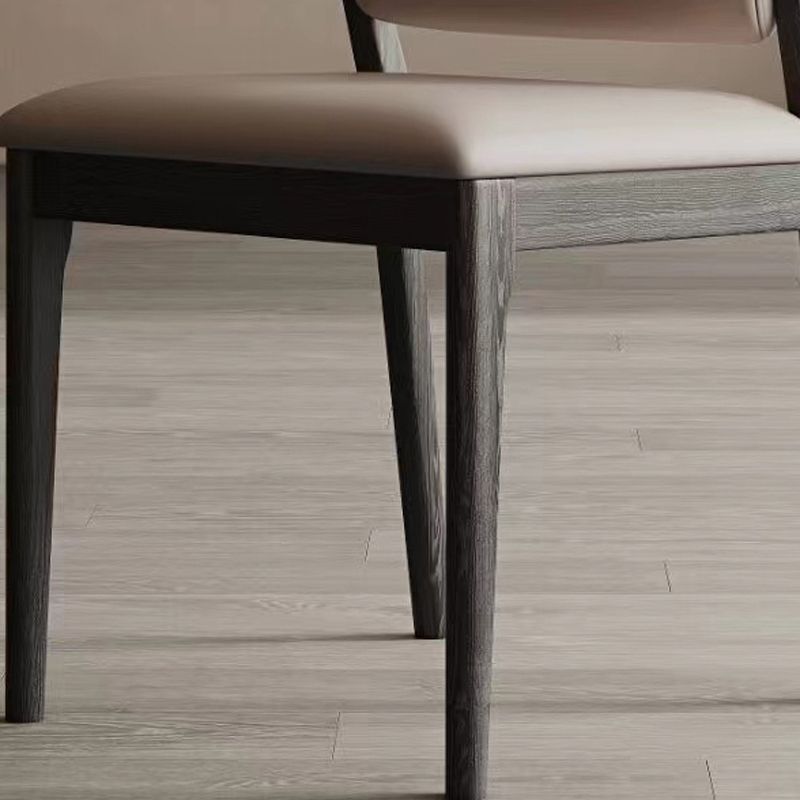 Open Back Dining Side Chair Industrial Solid Wood Dining Chair Clearhalo 'Dining Chairs' 'Dining Tables & Seating' 'dining_chair' 'furn' 'furn_dining_chair' 'Furniture' 'Kitchen & Dining Furniture' 1200x1200_4dd91511-21d0-47c3-8d3d-3c28fde85b87
