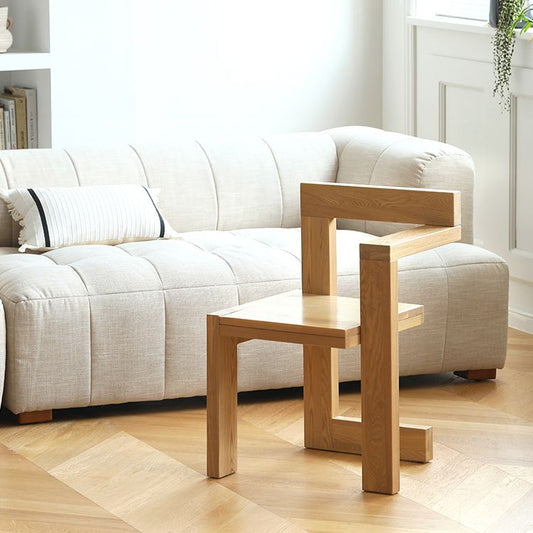 Eetkamerarm eetkamerstoel huis open rug eetkamerstoel