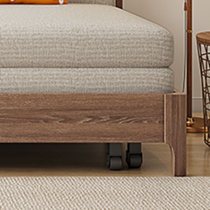 31 "de ancho Sofá de durmiente escandinavo Futón de madera Sofá para dormir plegable
