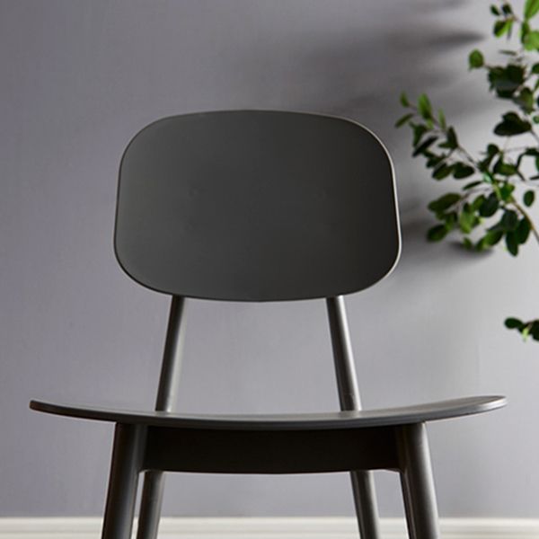 Contemporary Plastic Dining Chairs Open Back Dining Side Armless Chairs for Kitchen Clearhalo ' kitchen&dining_furn' 'Dining Chairs' 'Dining Tables & Seating' 'dining_chair' 'furn' 'furn_dining_chair' 'Furniture' 'furniture_dining_chair' 'Kitchen & Dining Furniture' 'kitchen' 1200x1200_4dde0dd6-671d-4387-a37c-517aa3d804a7