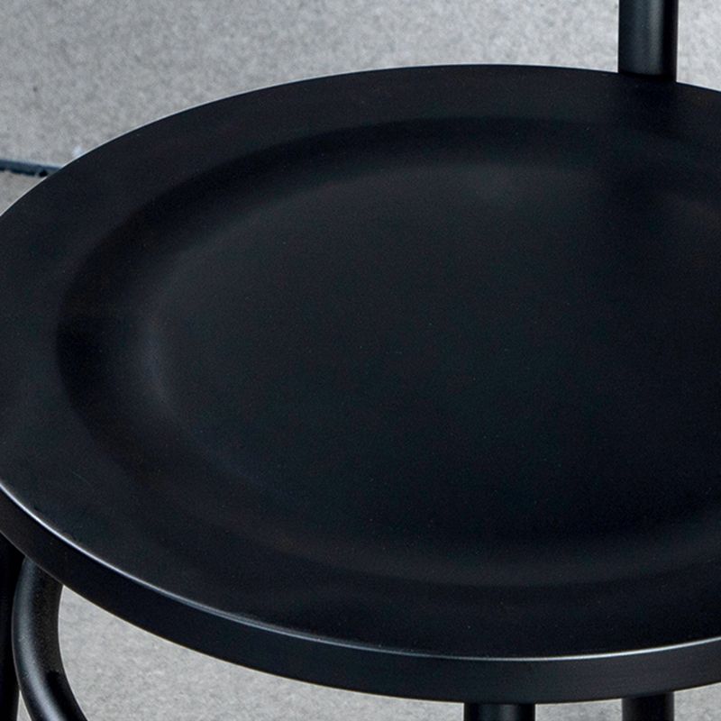 White and Black Dining Chairs Industrial Iron Armless Dining Side Chair Clearhalo 'Dining Chairs' 'Dining Tables & Seating' 'dining_chair' 'furn' 'furn_dining_chair' 'Furniture' 'Kitchen & Dining Furniture' 1200x1200_4dde5321-4658-48aa-9186-eaf64bb4c410