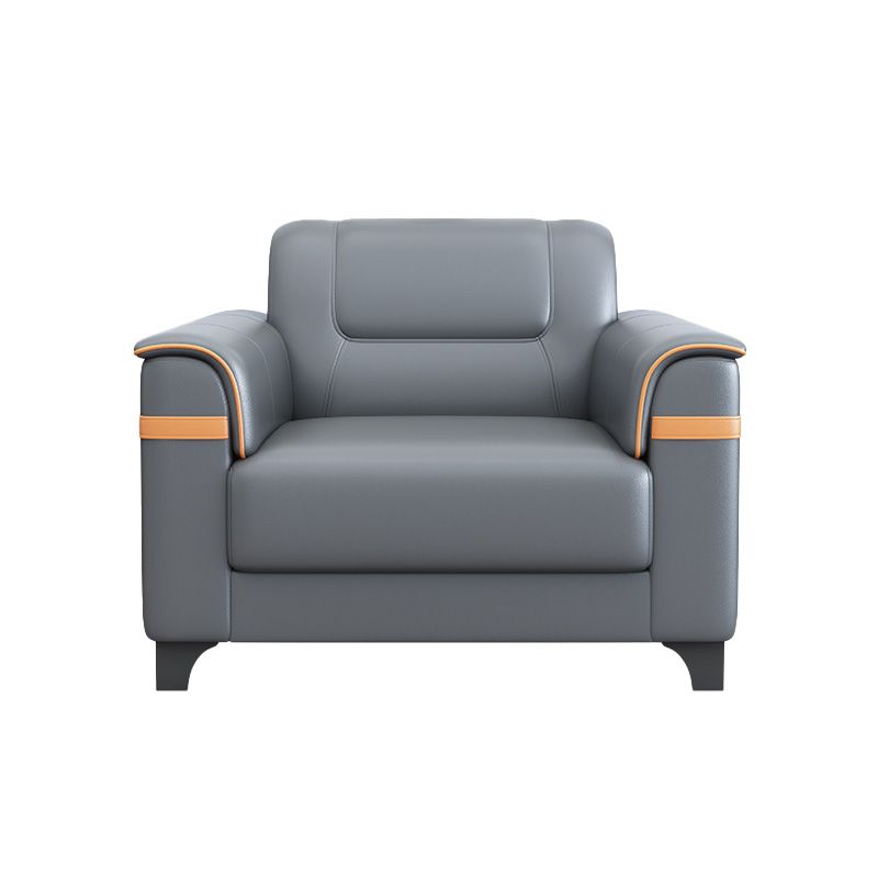 32" Wide Contemporary Sofa Leather Gray Seating for Living Room Clearhalo 'furn' 'furn_sofas' 'Furniture' 'Living Room Furniture' 'Sofa' 'sofas' 1200x1200_4ddecc6f-a9bd-4650-b64b-2697099bce2a