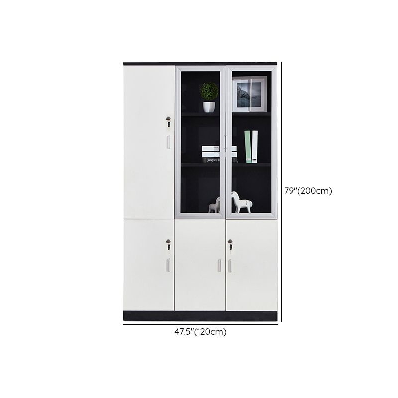 Cabinetti di file tradizionali Gabinet verticale in legno massiccio con ufficio chiave di blocco