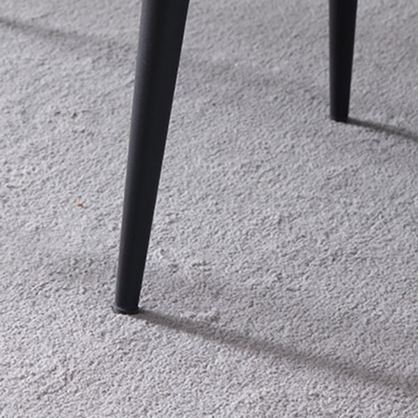 Industrial Metal Dining Room Chairs Armless Faux Leather Dining Chairs for Restaurant Use Clearhalo ' kitchen&dining_furn' 'Dining Chairs' 'Dining Tables & Seating' 'dining_chair' 'furn' 'furn_dining_chair' 'Furniture' 'furniture_dining_chair' 'Kitchen & Dining Furniture' 'kitchen' 1200x1200_4de1d842-d37f-4976-b0ec-2a568151d3d6