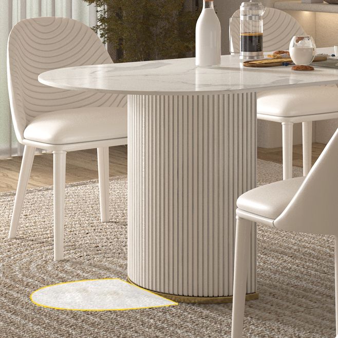 Modern 1/2/4/5/7 Pieces Dining Set Rectangle Stone Dining Table for Dining Room Clearhalo 'Dining Room Sets' 'Dining Tables & Seating' 'dining_room_set' 'furn' 'furn_dining_room_set' 'Furniture' 'furniture_dining_room_set' 'Kitchen & Dining Furniture' 1200x1200_4de6534c-e4e2-4f21-993f-eae4b04a7136