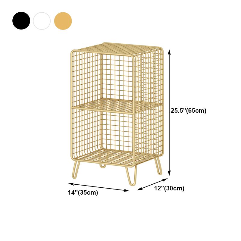 Libreria di stile moderno in stile chiuso in metallo standard libreria per casa