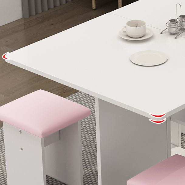 Contemporary Faux Marble Multifunction Table Single Rectangle Table (table only) Clearhalo ' dining_table' 'Dining Tables & Seating' 'Dining Tables' 'furn' 'furn_dining_table' 'Furniture' 'furniture_dining_table' 'Kitchen & Dining Furniture' 'kitchen&dining_furn' 'kitchen' 'kitchen_dining_table' 1200x1200_4ded9025-eaba-472c-8be4-5f3faaa55912