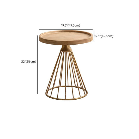 フレンチカントリーフレームエンドテーブルアンティークブラスアイアンクラフトエンドテーブル