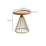 フレンチカントリーフレームエンドテーブルアンティークブラスアイアンクラフトエンドテーブル