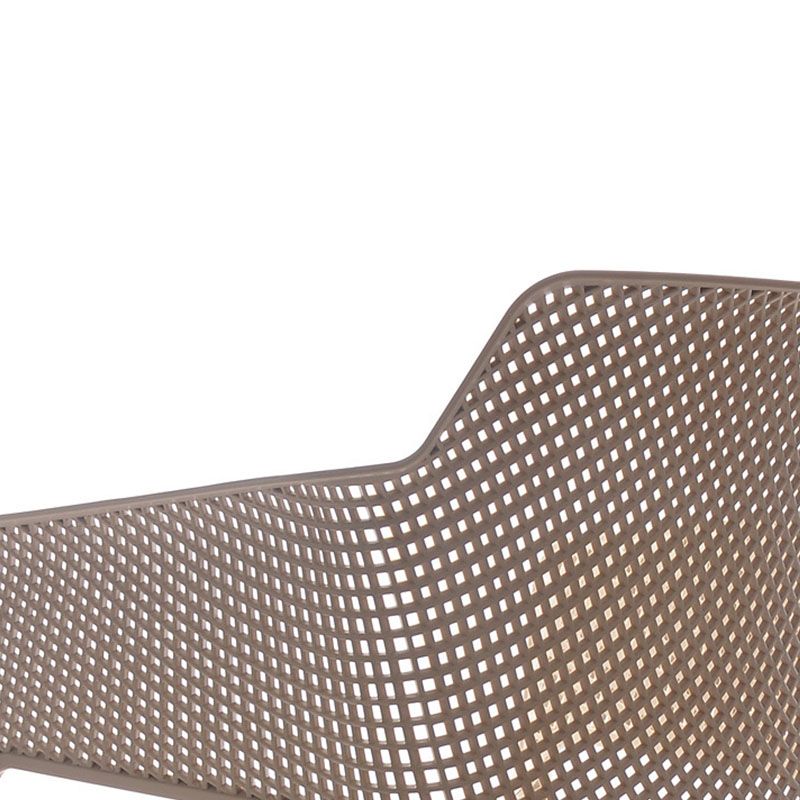 Chaise de restauration de cuisine contemporaine fauteuil en plastique