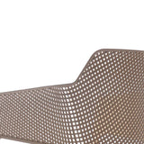 Chaise de restauration de cuisine contemporaine fauteuil en plastique