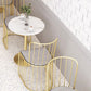 Modern Faux Marble Dining Table White Dinette Table for Home Clearhalo 'Dining Tables & Seating' 'Dining Tables' 'dining_table' 'furn' 'furn_dining_table' 'Furniture' 'Kitchen & Dining Furniture' 1200x1200_4df27252-058b-4496-8f11-f6c2e40ef4fd