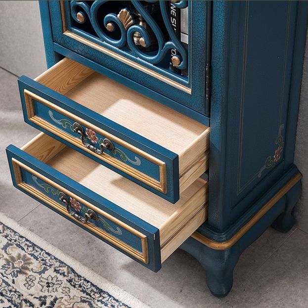 1- Door Wooden Cabinet, Rectangle Accent Cabinet with Drawers Clearhalo 'Cabinets & Chests' 'cabinets_chests' 'furn' 'furn_cabinets_chests' 'Furniture' 'Living Room Furniture' 1200x1200_4df465fc-3f20-4105-bedb-d58545f6e379