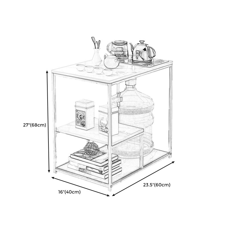 Rectangular Storage Coffee Table Contemporary Frame Cocktail Table for Home Clearhalo 'Coffee & Accent Tables' 'Coffee Tables' 'coffee_tables' 'furn' 'furn_coffee_tables' 'Furniture' 'furniture_coffee_tables' 'Living Room Furniture' 1200x1200_4df66dba-1cfb-4871-9006-634e3d671330