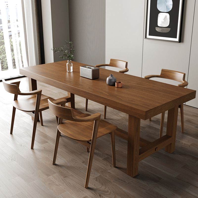 Modern Style Wooden Task Desk Rectangular Shape Office Desk with 4 Legs Clearhalo 'furn' 'furn_office_desk' 'Furniture' 'Office Desks' 'Office Furniture' 'office_desk' 1200x1200_4df75b35-e308-4000-929b-c7f16839b19c