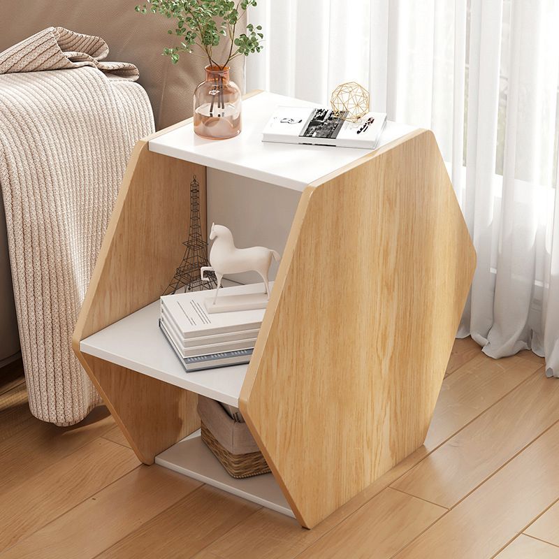 Modernism Simple Geometric Coffee Cocktail Table with Storage Clearhalo 'Coffee & Accent Tables' 'Coffee Tables' 'coffee_tables' 'furn' 'furn_coffee_tables' 'Furniture' 'Living Room Furniture' 1200x1200_4dfa3e63-f0c9-4cb8-9daa-0a84b5074f07