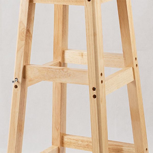 Contemporary Backless Square Seat Indoor Solid Wood Bar Stool Clearhalo 'Bar Furniture' 'Bar Stools' 'bar_stools' 'furn' 'furn_bar_stools' 'Furniture' 'Kitchen & Dining Furniture' 1200x1200_4dfda514-3ed5-485f-821f-2270db90ff10